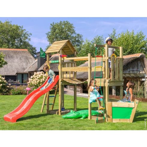 Jungle Gym Voyager kerti játszótér csúszdával és ajándék vágással